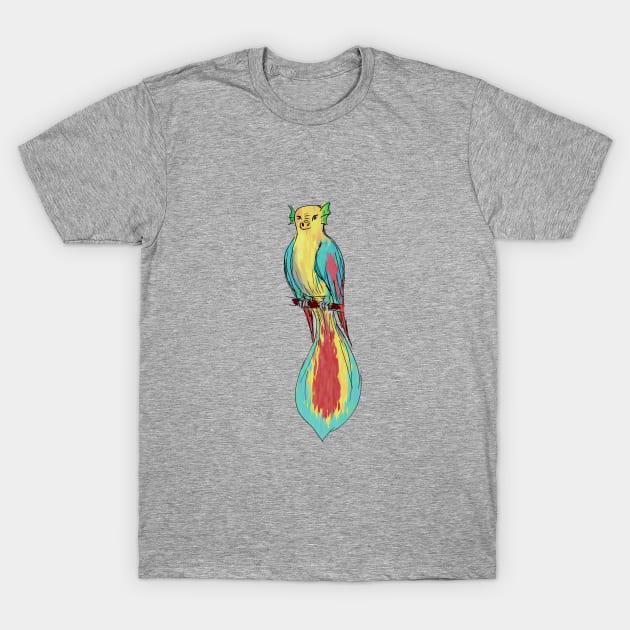 Paradise Dragon T-Shirt by themanyartsofknight